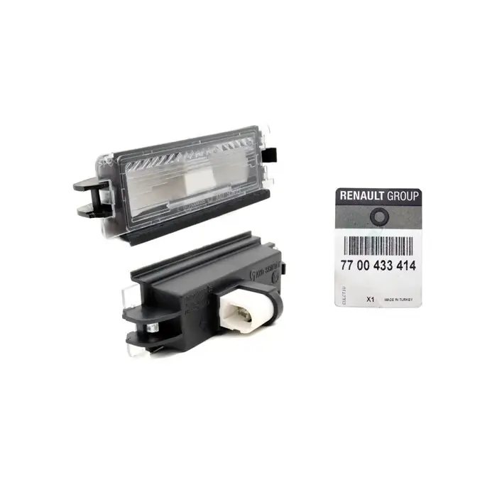 Exkluzív ajánlat Renault Clio II Campus gyári új rendszámtábla világítás 2004-2007-ig